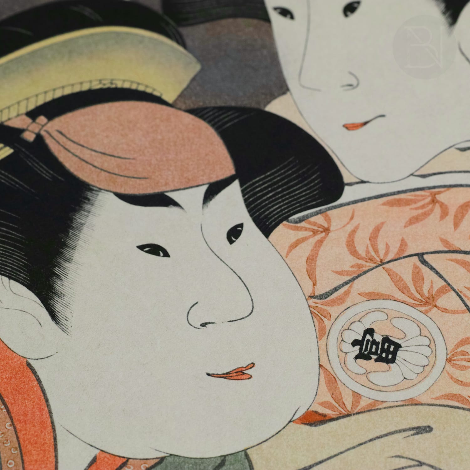 東洲斎写楽 二代目瀬川富三郎の大岸蔵人妻やどり木と中村万世の腰元